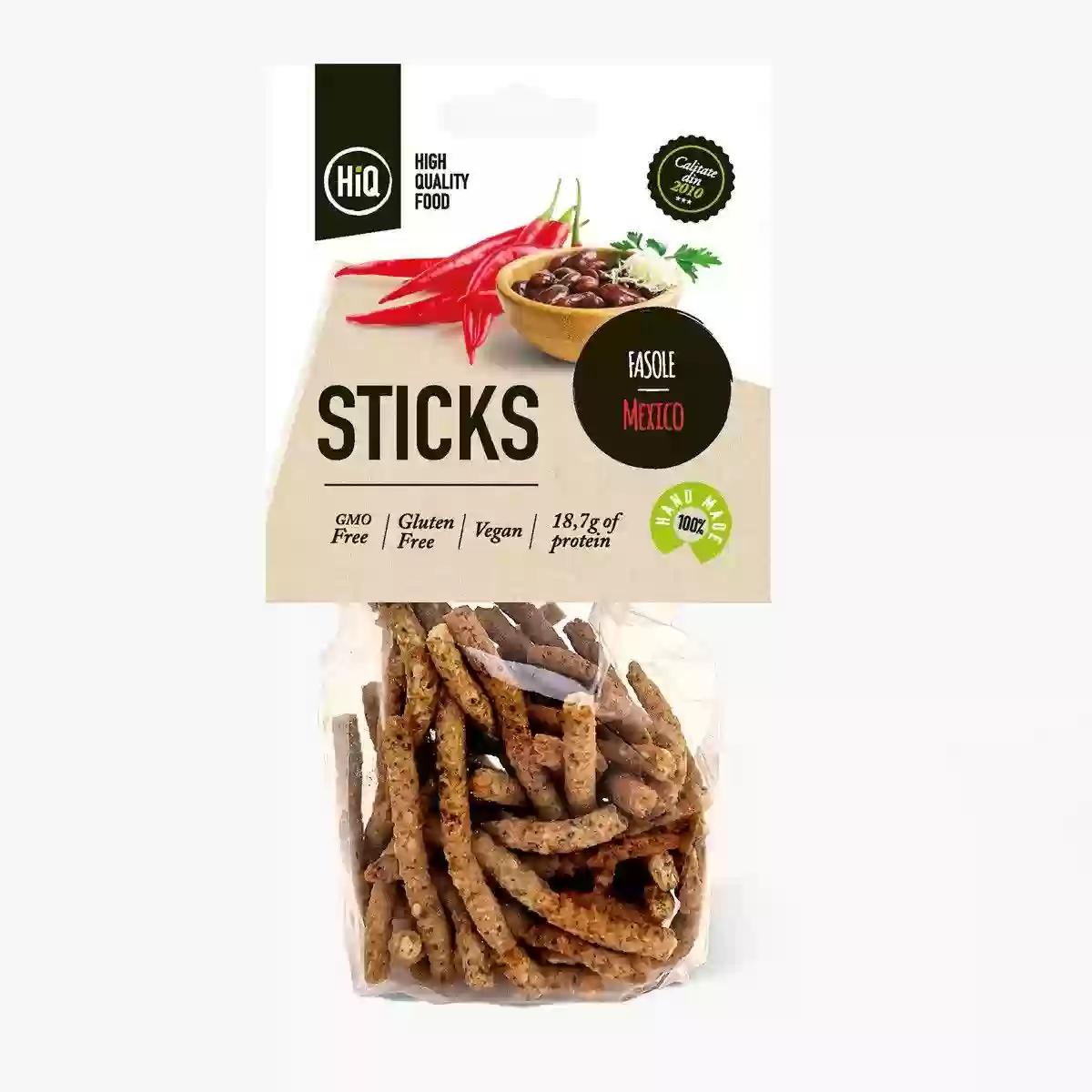 Sticks fasole mexico proteic vegan 70g, yes chips