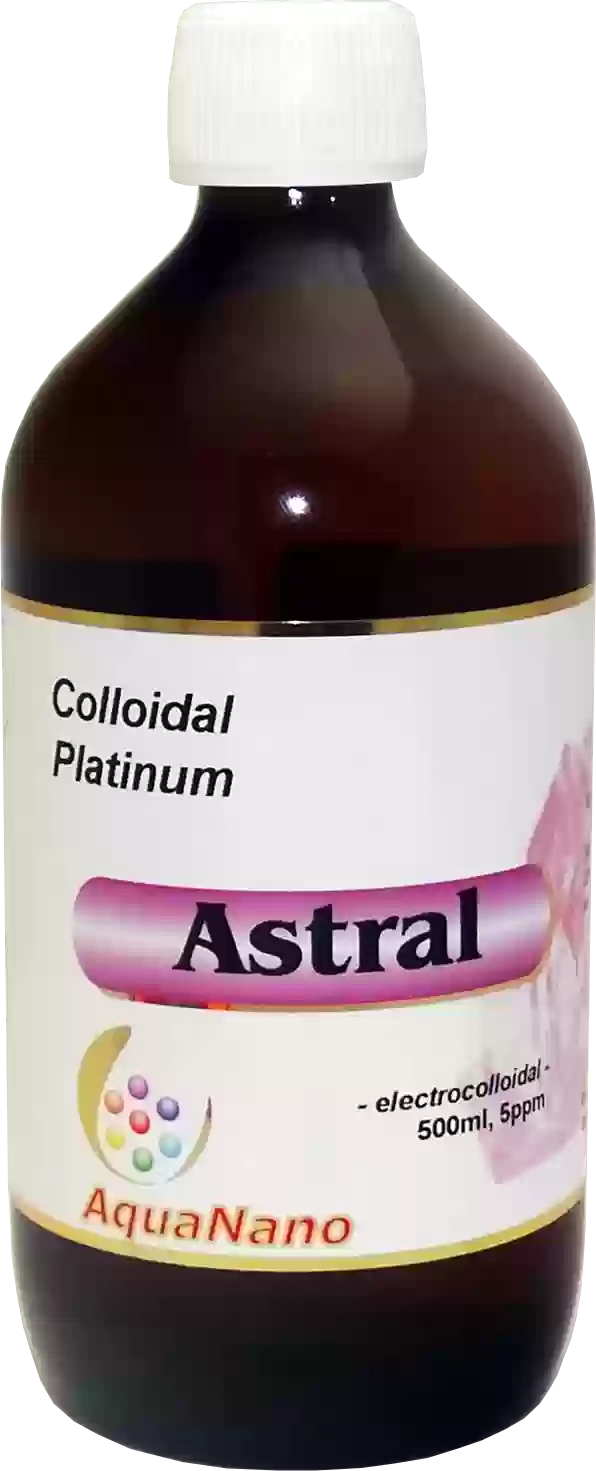 Platina coloidala astral 5ppm 500ml, aquanano