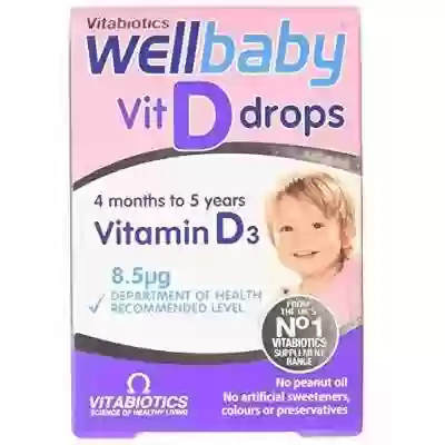 Wellbaby vitamina d picaturi 30ml, vitabiotics ltd