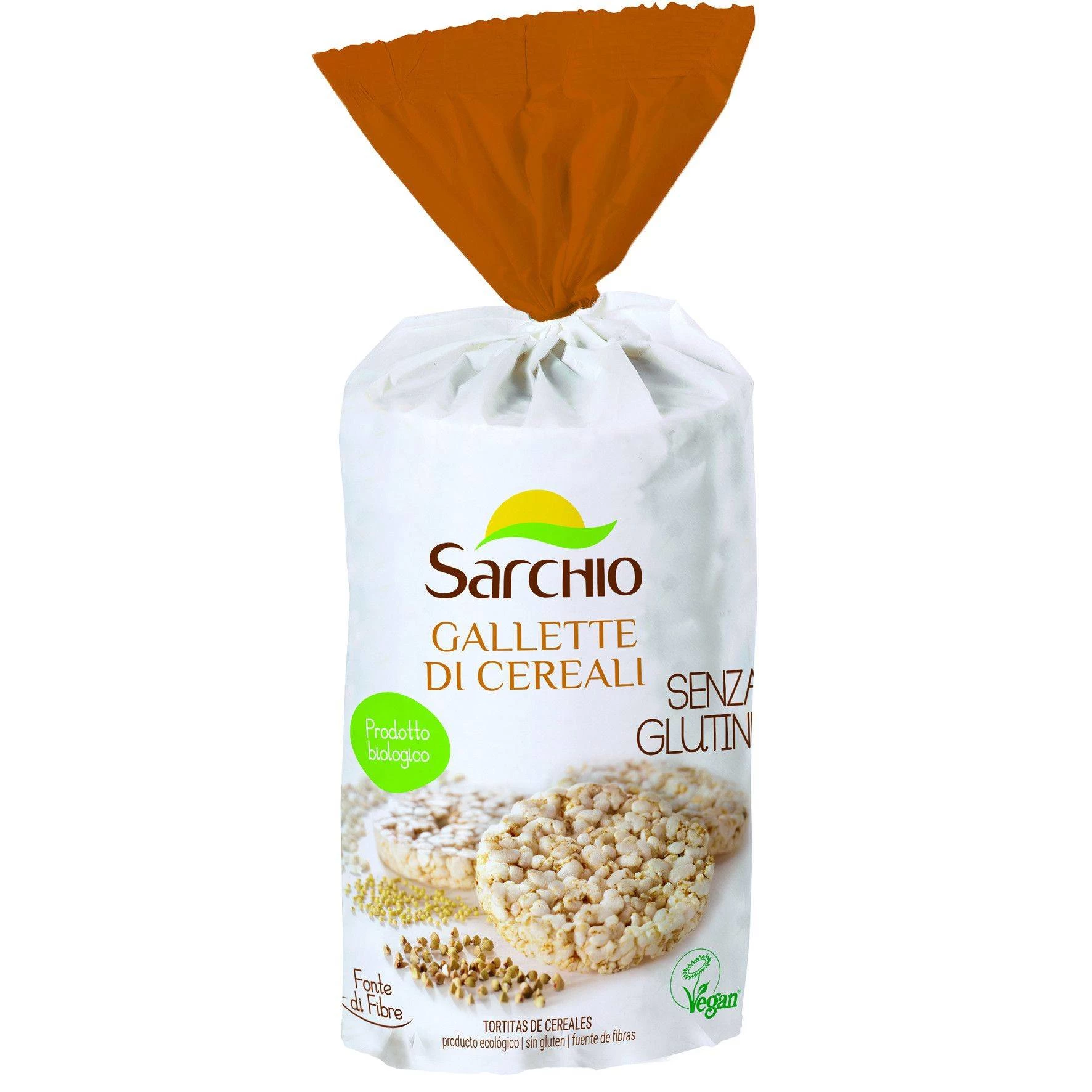 Rondele din cereale fara gluten bio 14buc, Sarchio