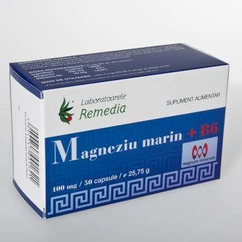 Magneziu + b6 50cps, remedia
