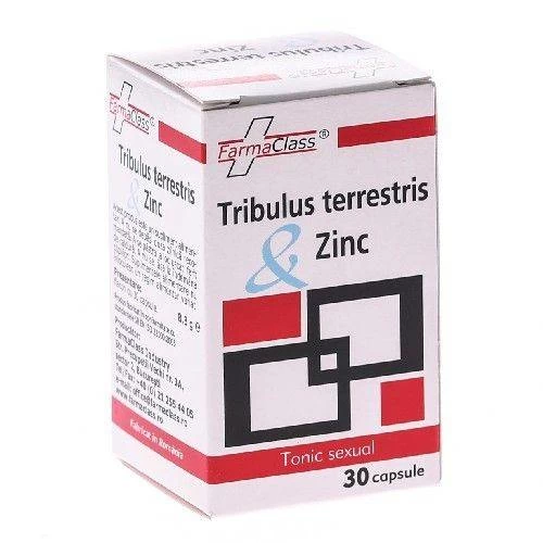 Tribulus terrestris si zinc 30cps, farmaclass