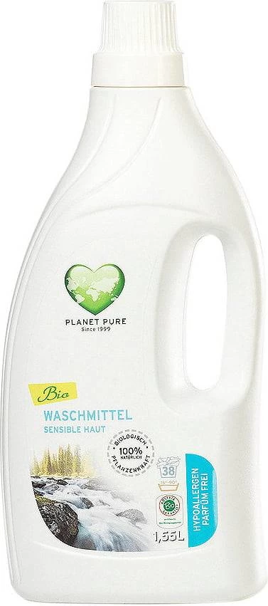 Detergent de rufe hipoalergenic fara parfum eco-bio, 1.55 l planet pure