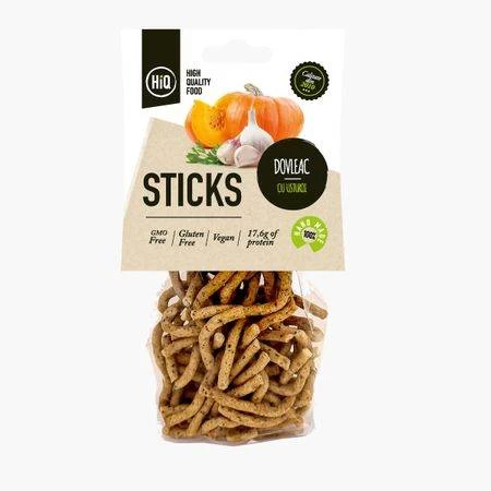 Sticks vegan proteic dovleac si usturoi 70g, hiq chips