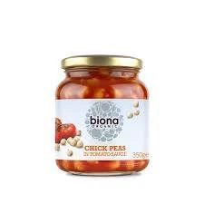 Naut in sos de tomate eco-bio 350g biona