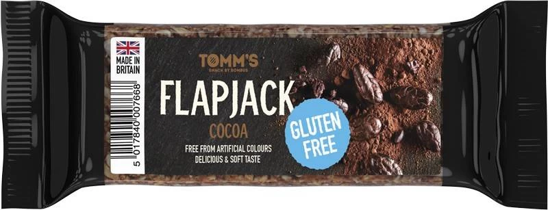 Flapjack Tomm’s Baton energizant, cu cacao, eco-bio, 100g - Bombus
