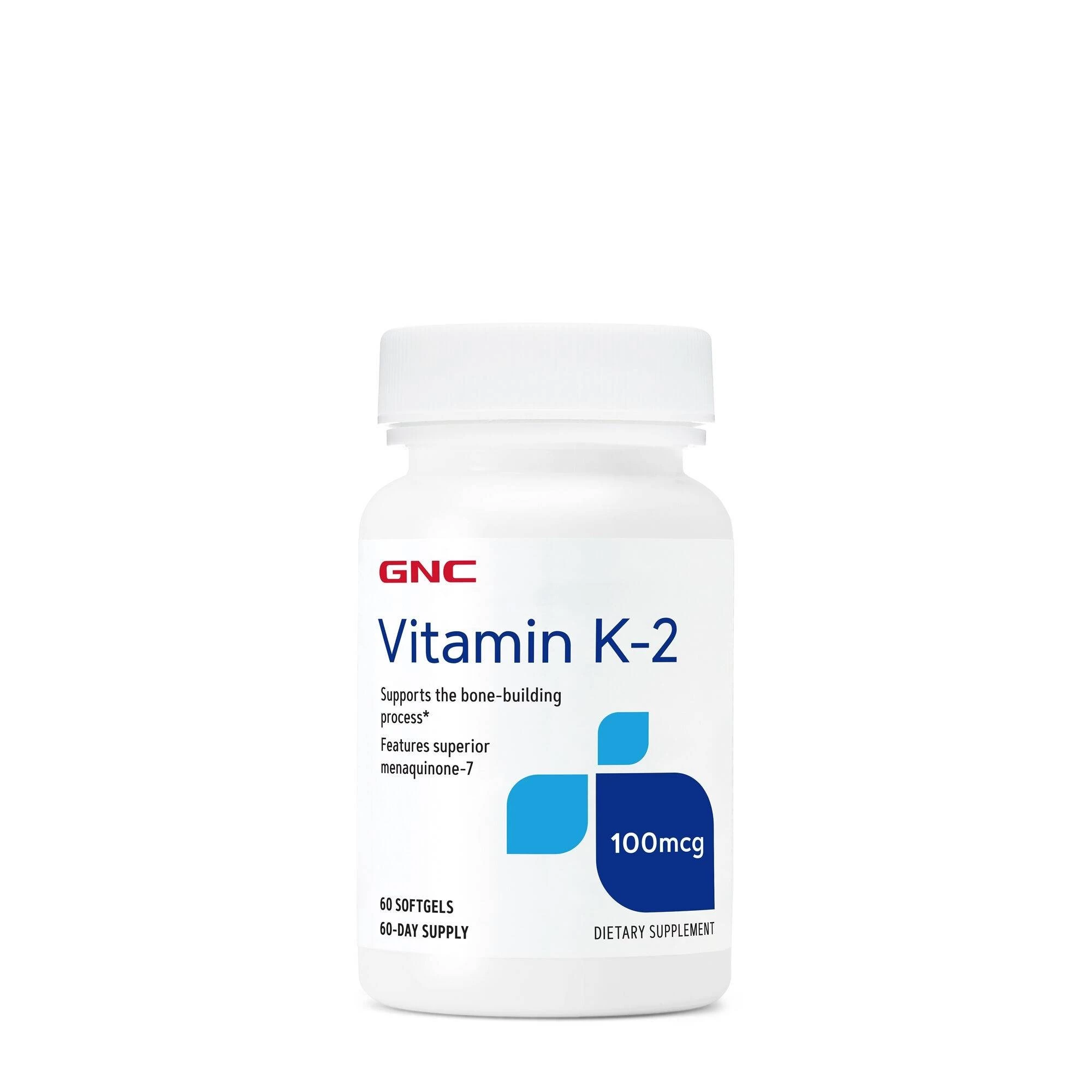 Vitamina k-2, 100 mcg, 60 capsule - gnc
