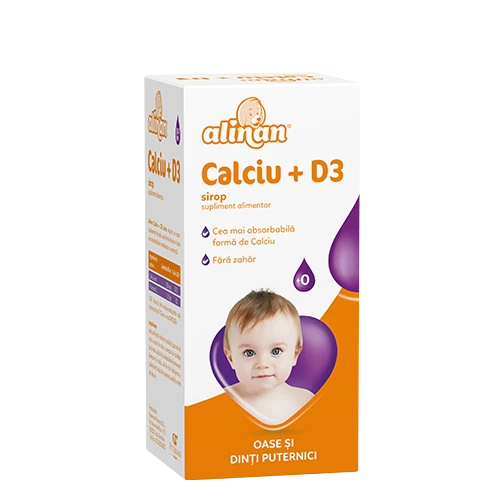 Alinan calciu + d3, sirop, 150 ml - fiterman pharma