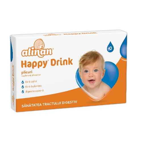 Alinan happy drink, 12 plicuri - fiterman pharma