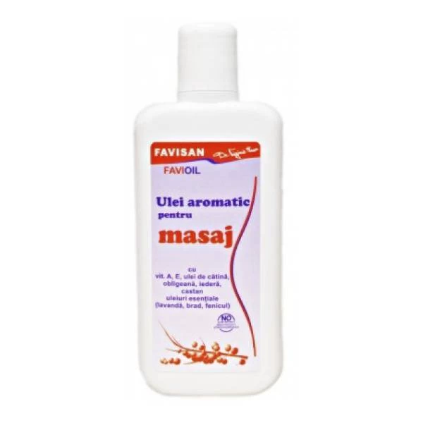 Favioil ulei aromatic pentru masaj, 125ml - favisan