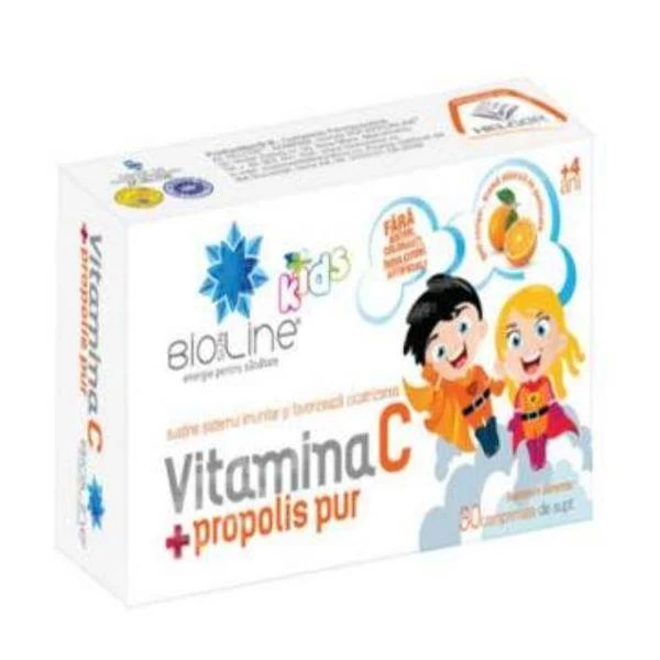 Vitamina c si propolis pur pentru copii, 30cps - helcor