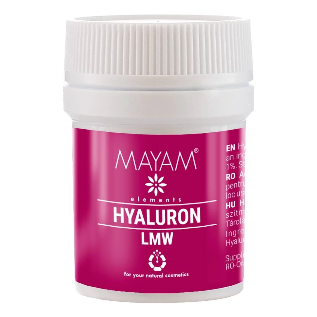 Acid hialuronic pur, lmw, 10g - mayam