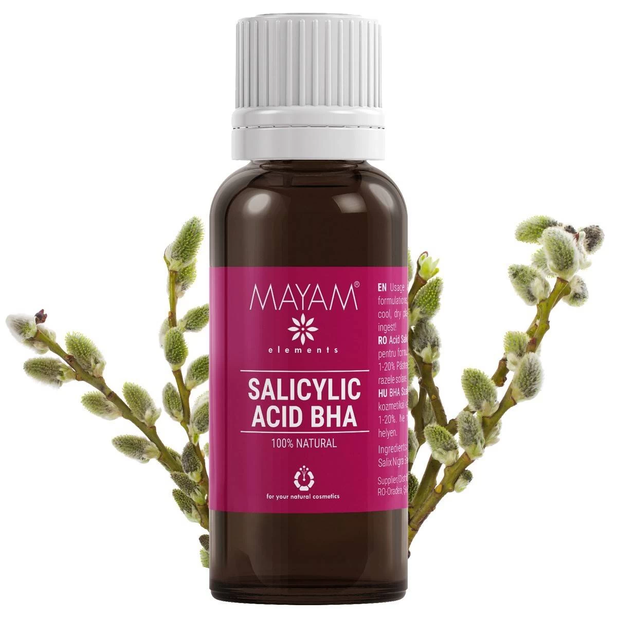Acid salicilic bha natural, 265g - mayam
