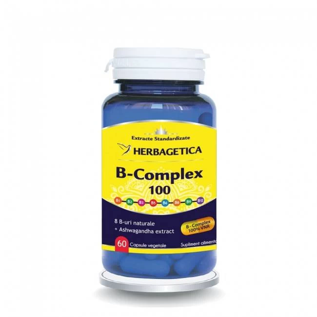 B complex 100 - herbagetica 120 capsule