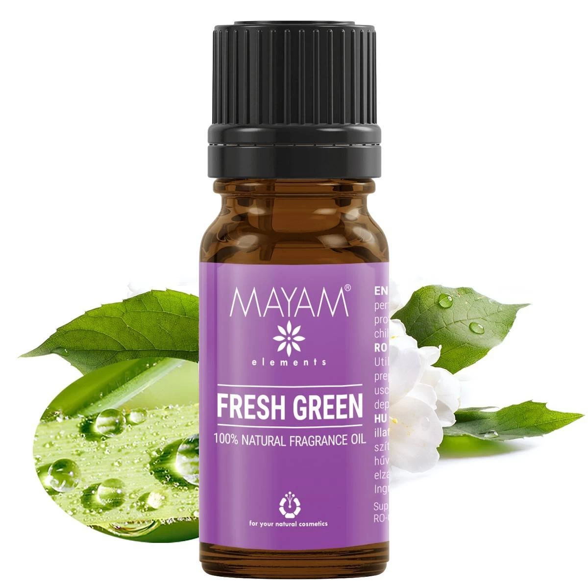 Parfumant natural fresh green, 10ml - mayam