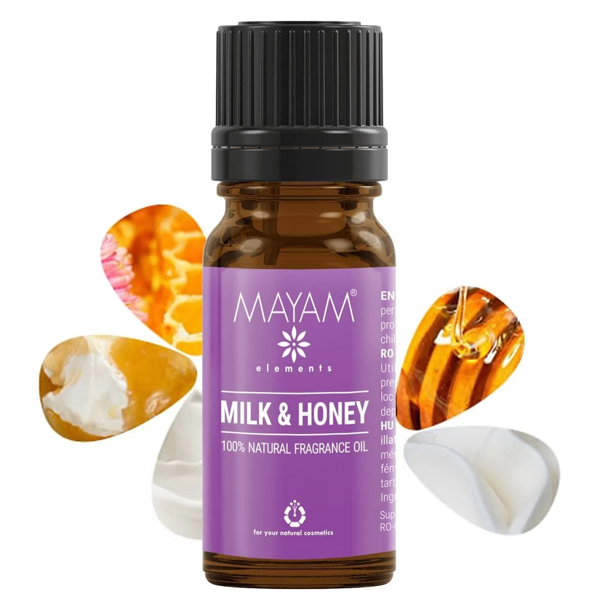 Parfumant natural milk si honey, 10ml - mayam