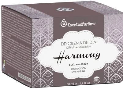 Crema hidratanta de zi pentru piele sensibila, harmony, eco-bio, 50ml - esential'aroms
