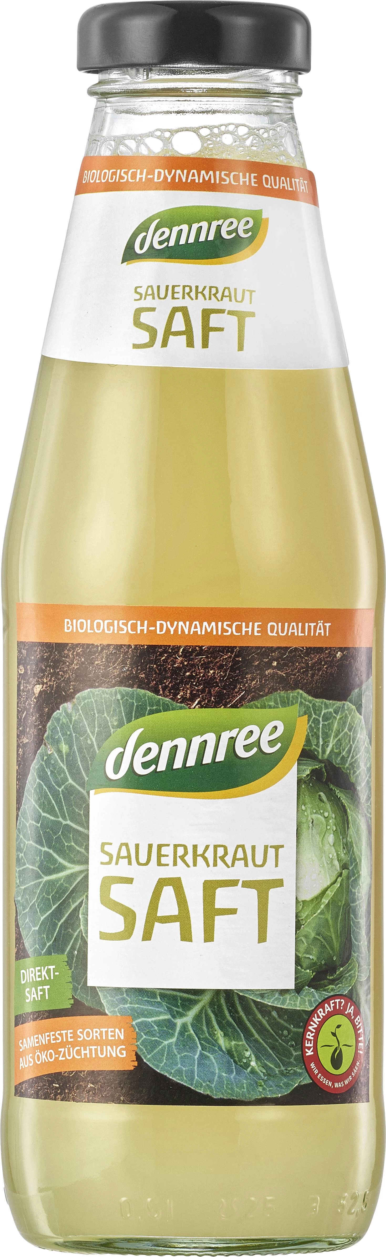 Suc de varza murata fermentata, eco-bio, 500ml - Dennree