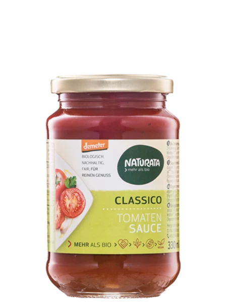 Sos tomate clasic, eco-bio, 330ml - naturata