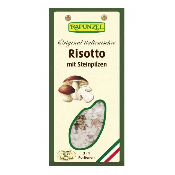 Risotto Italian original cu ciuperci, eco-bio, 250g - Rapunzel