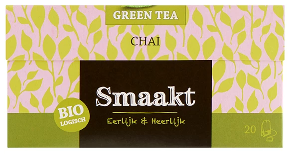 Ceai verde chai, eco-bio, 20plicuri - smaakt