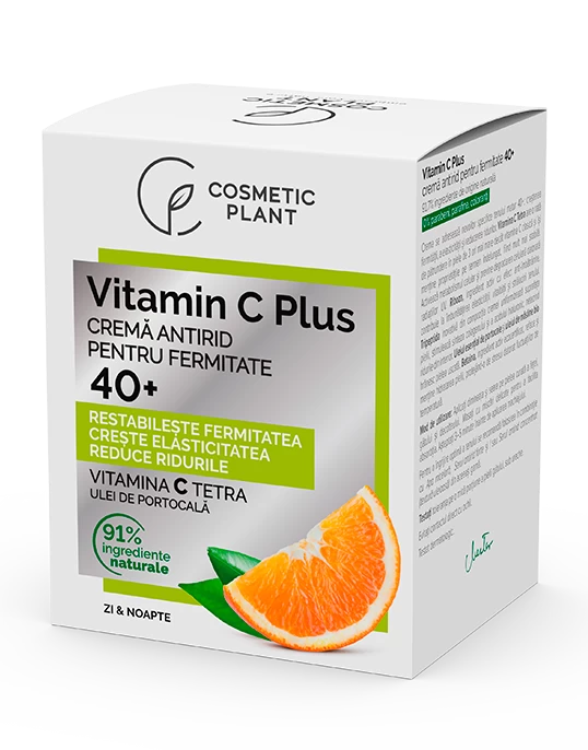Crema antirid pentru fermitate 40+ vitamina c plus, 50ml - cosmetic plant