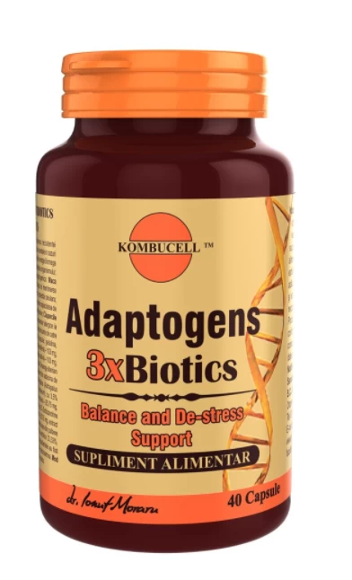Adaptogens 3xbiotics, antioxidant, 40cps - medica