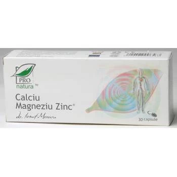 Calciu magneziu si zinc, 30cps si 150cps - medica 30 capsule