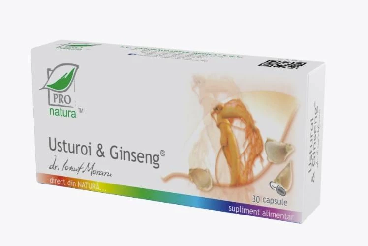 Usturoi si ginseng, 30cps - medica