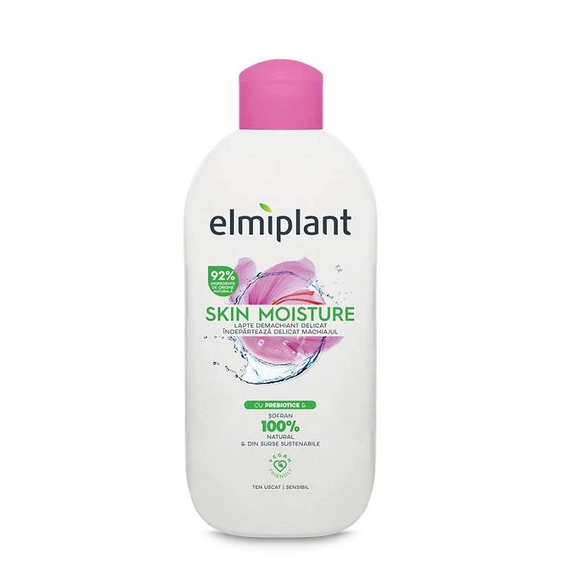 Skin moisture lapte demachiant delicat pentru ten uscat si sensibil, 200ml - elmiplant