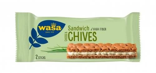 Sandwich cream cheese and chives, sandwich cu crema de branza si chives, 37g - wasa