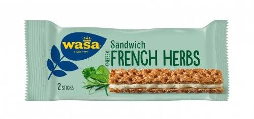 Sandwich cheese and french herbs, sandwich cu branza si ierburi franceze, 30g - wasa