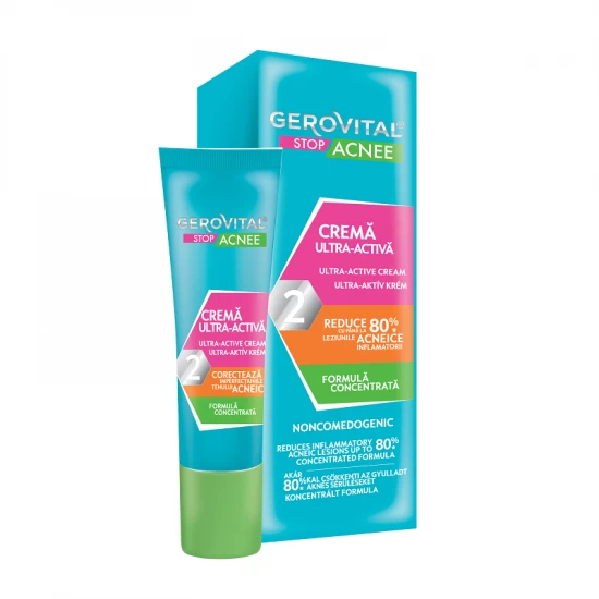 Gerovital Plant Crema ultra activa, 15ml - gerovital stop acnee