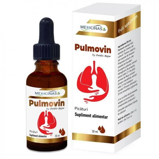 Pulmovin picaturi, 30ml - medicinas