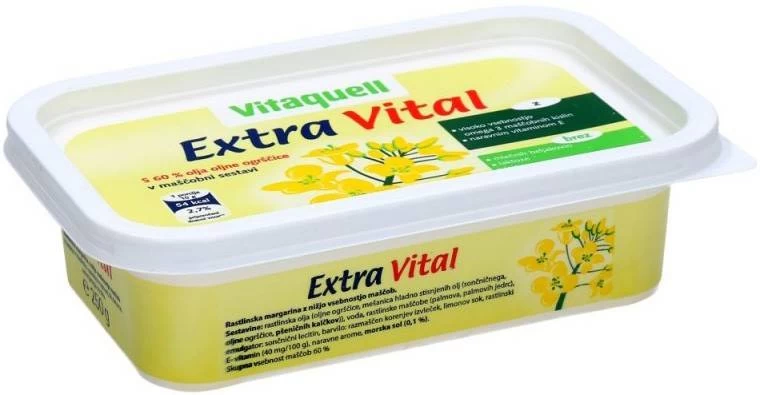 Margarina vegetala din ulei de rapita, 250g - vitaquell