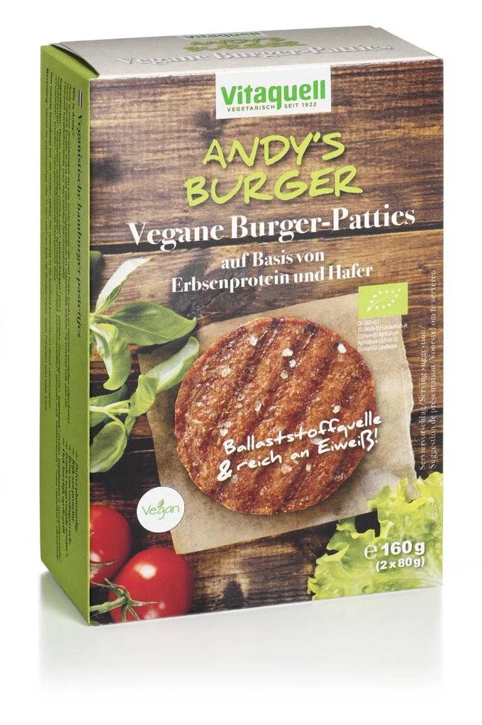 Burger vegetal, eco-bio, 2buc - vitaquell