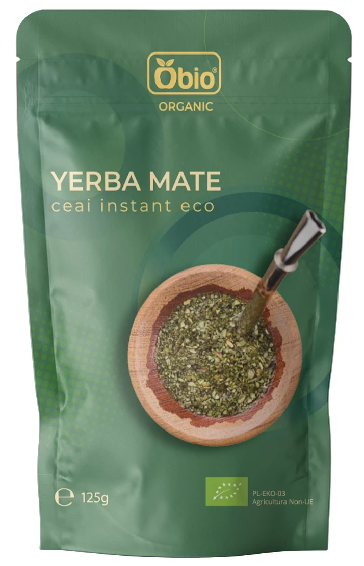 Ceai yerba mate instant, eco-bio, 125g - obio