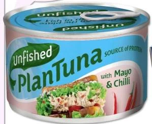 Ton vegan cu sos de maioneza vegana si chilli, 150g - unfished plantuna