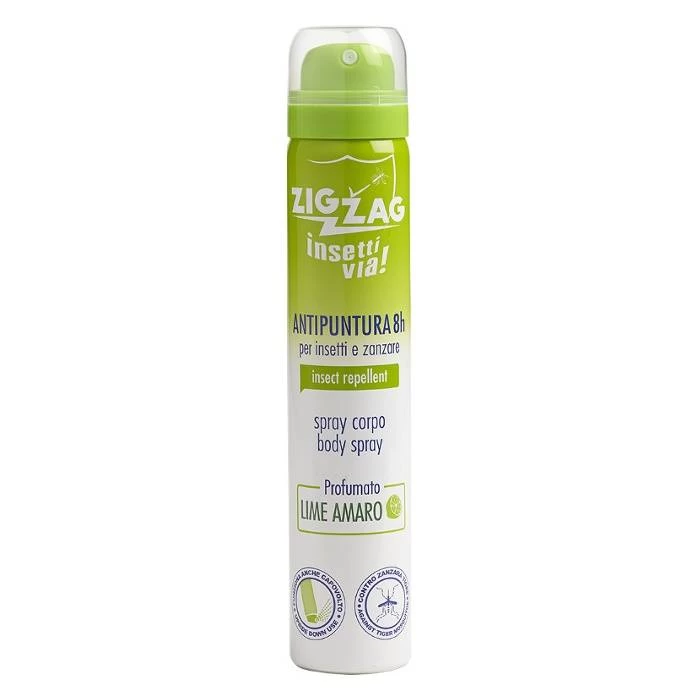 Spray de corp impotriva tantarilor si insectelor, lime amaro, 100ml - Zig Zag