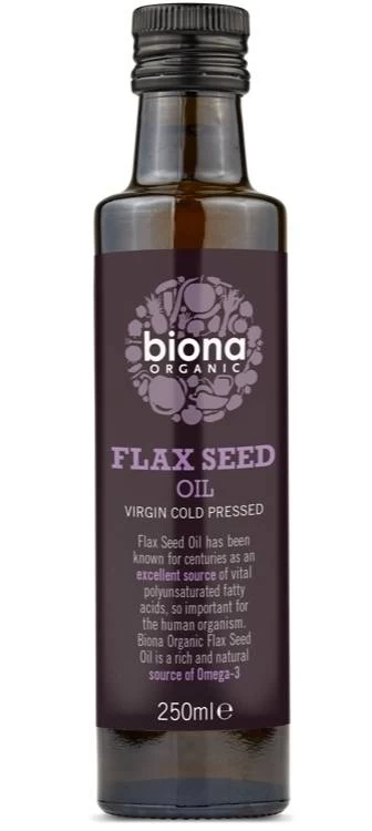 Biona Organic - Ulei virgin din seminte de in, eco-bio, 250ml - biona