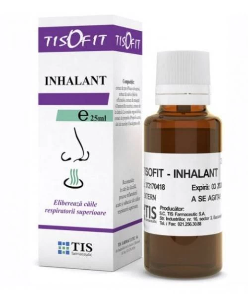 Tisofit inhalant, 25ml - tis farmaceutic