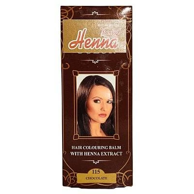 Balsam colorant pentru par nr. 115, nuanta ciocolatiu, 75g - henna sonia