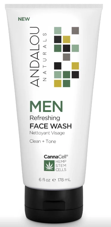 Gel de curatare, men refreshing face wash, 178ml - secom - andalou
