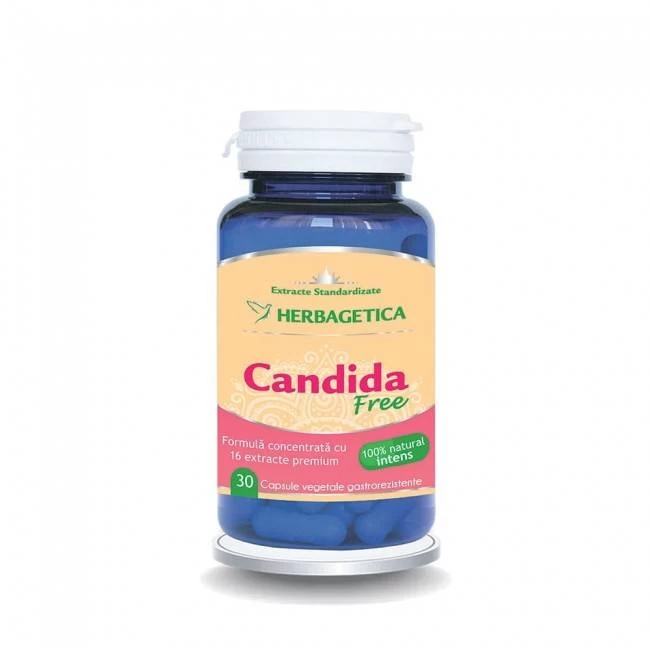 Candida free - herbagetica 120 capsule