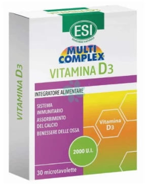 Multi complex vitamina d3 2000ui, 30tbl - esitalia
