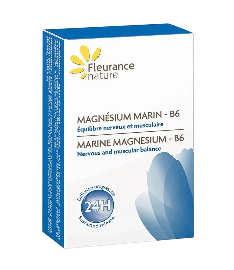Magneziu marin cu vitamina b6, 60cpr - fleurance nature