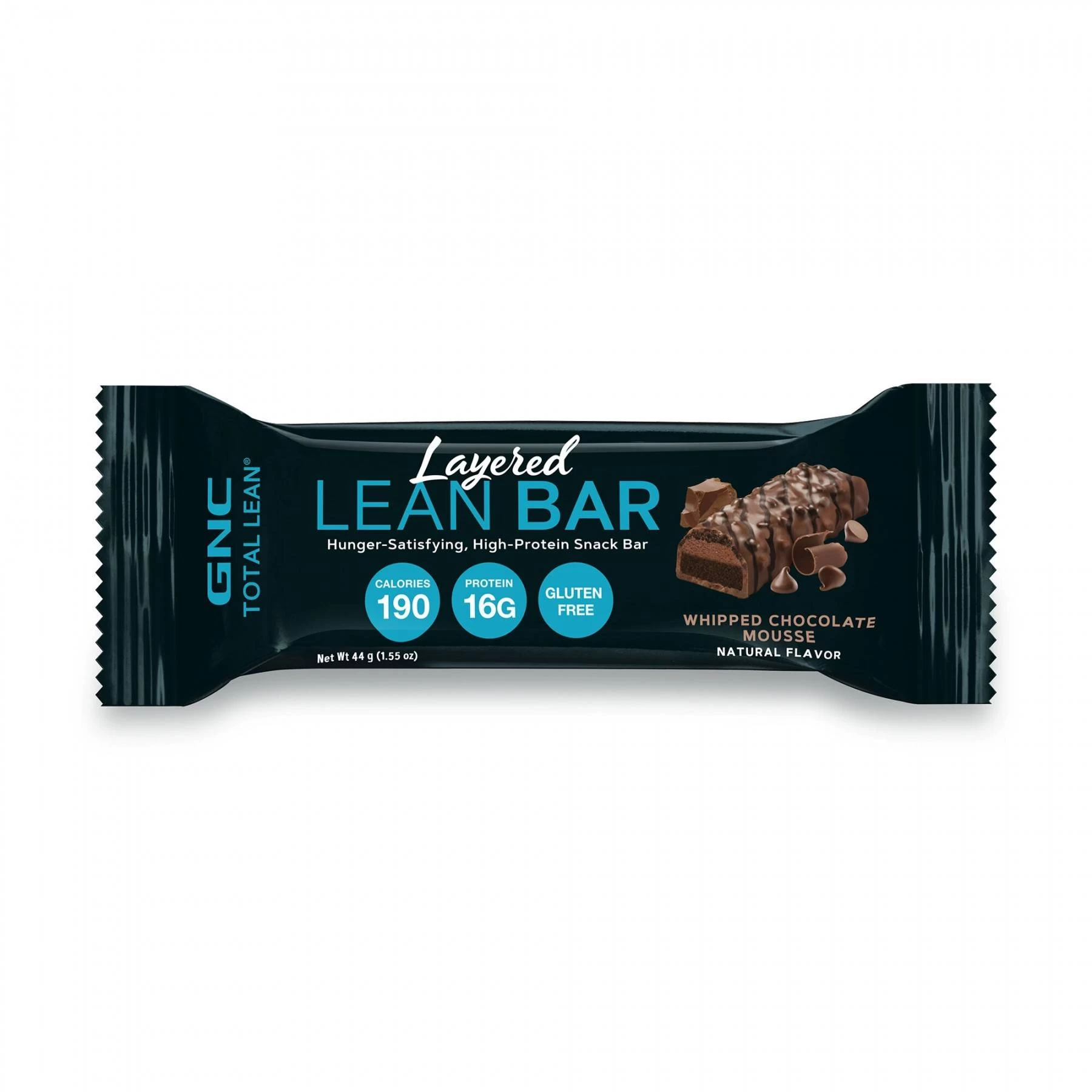 Total lean layered lean bar, baton proteic, cu aroma de mousse de ciocolata, 44g - gnc