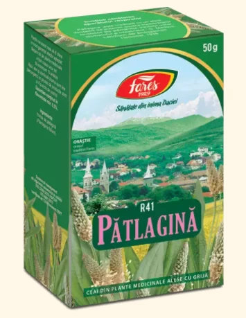 Ceai de patlagina, R41, 50g - Fares