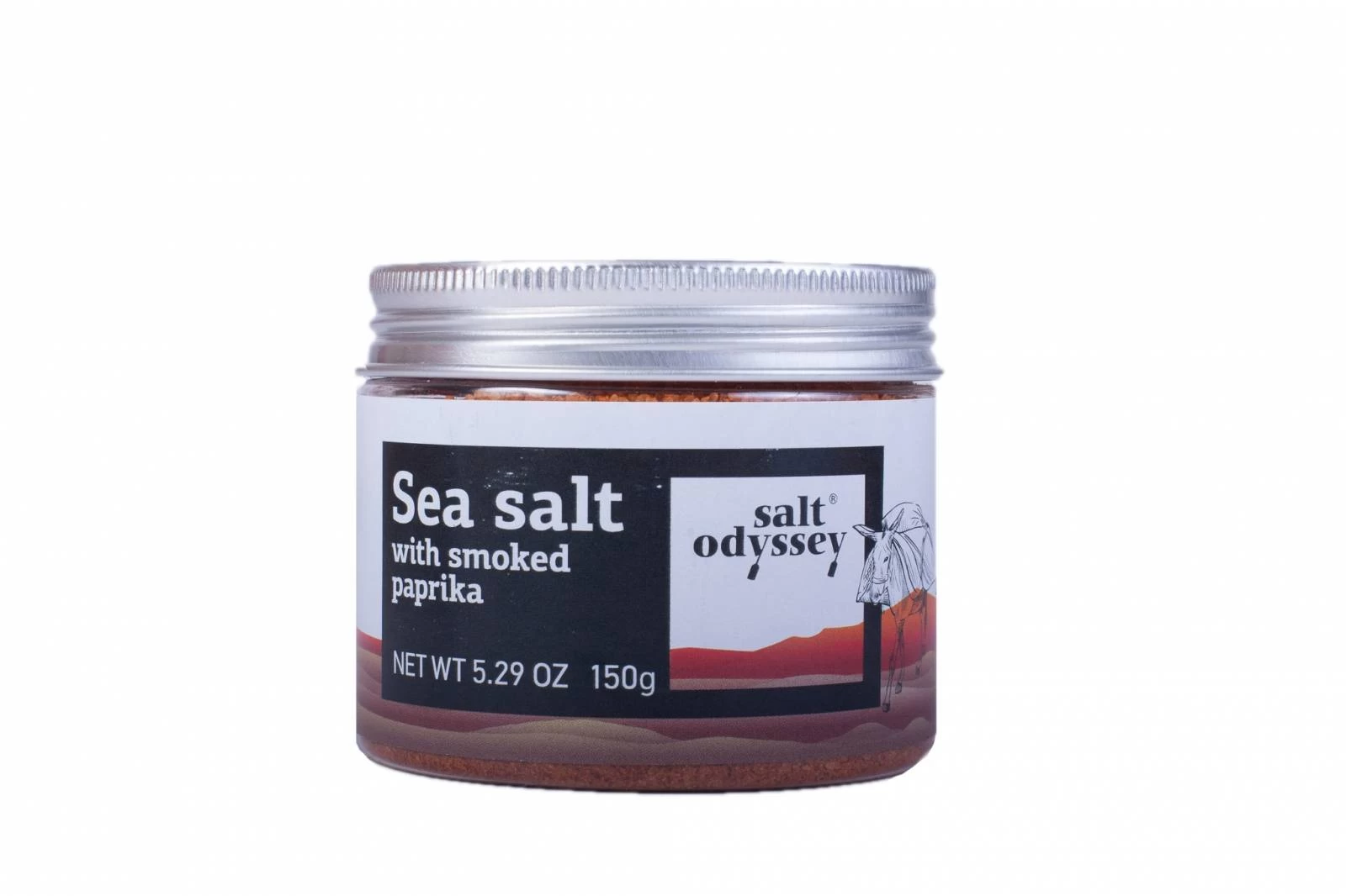 Sare de mare, cu paprika afumata, 150g - salt odyssey