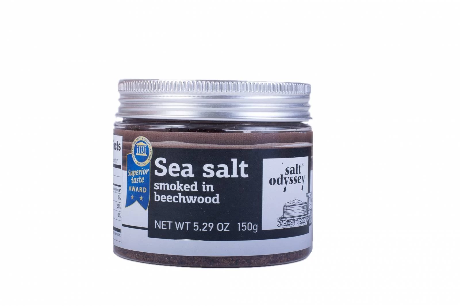Sare de mare, afumata in fag, 150g - salt odyssey